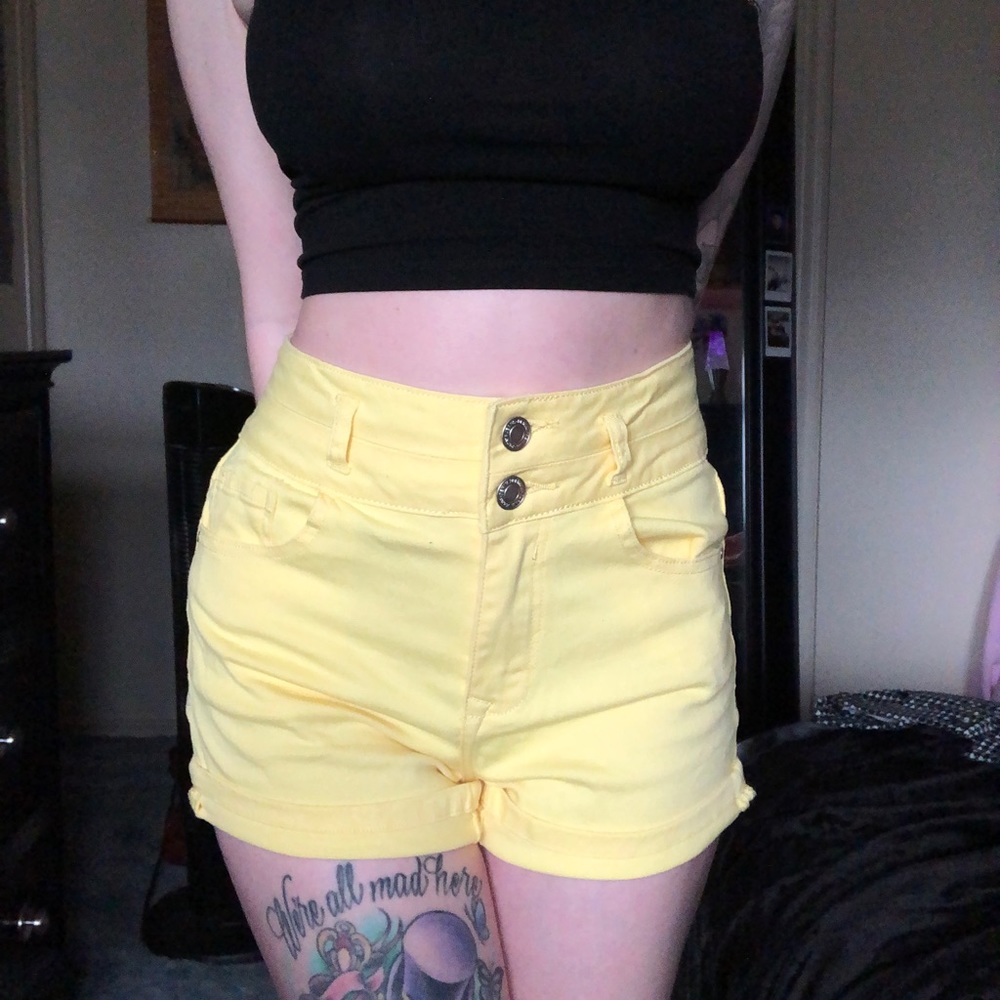 High waisted shorts
